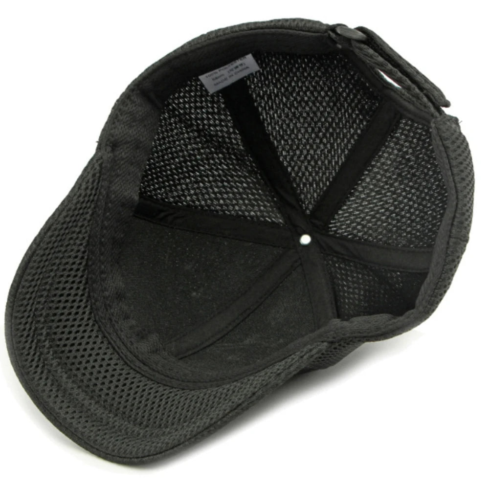 HT4828 5CM Short Brim Baseball Cap Male 6 Panels Baseball Hat
