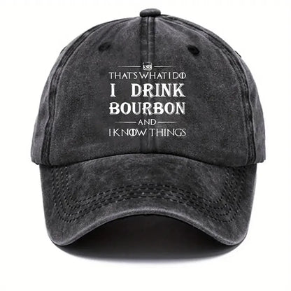 Bourbon Whiskey Breathable Sun Blocking Baseball Cap