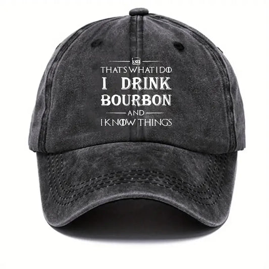 Bourbon Whiskey Breathable Sun Blocking Baseball Cap