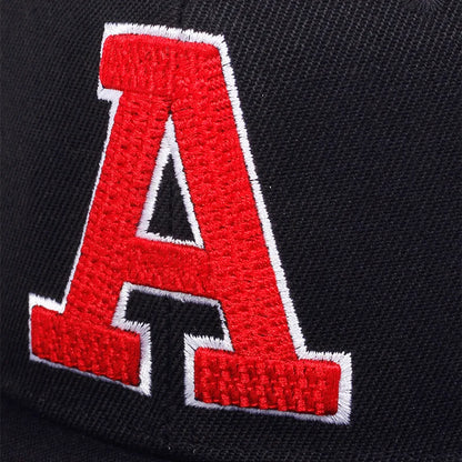 New Fashion Adjustable Snapback Caps A letter Hip Hop Sport Hats For Men Women