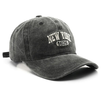 Retro New York Embroidery Baseball Caps for Men Women Vintage