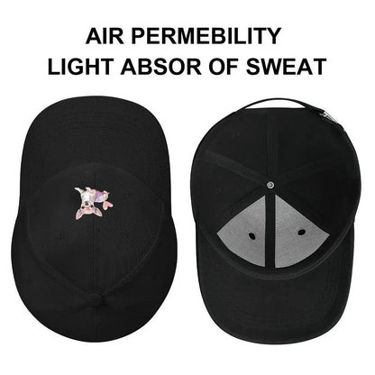 Colorful Chihuahua Heart Tail Baseball Cap