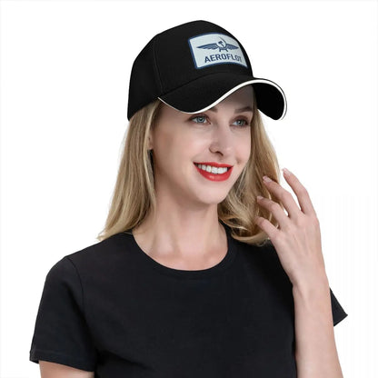 Unisex Baseball Hats Aeroflot Aviation Russe Pilote Aerospace Aviateur Baseball Caps