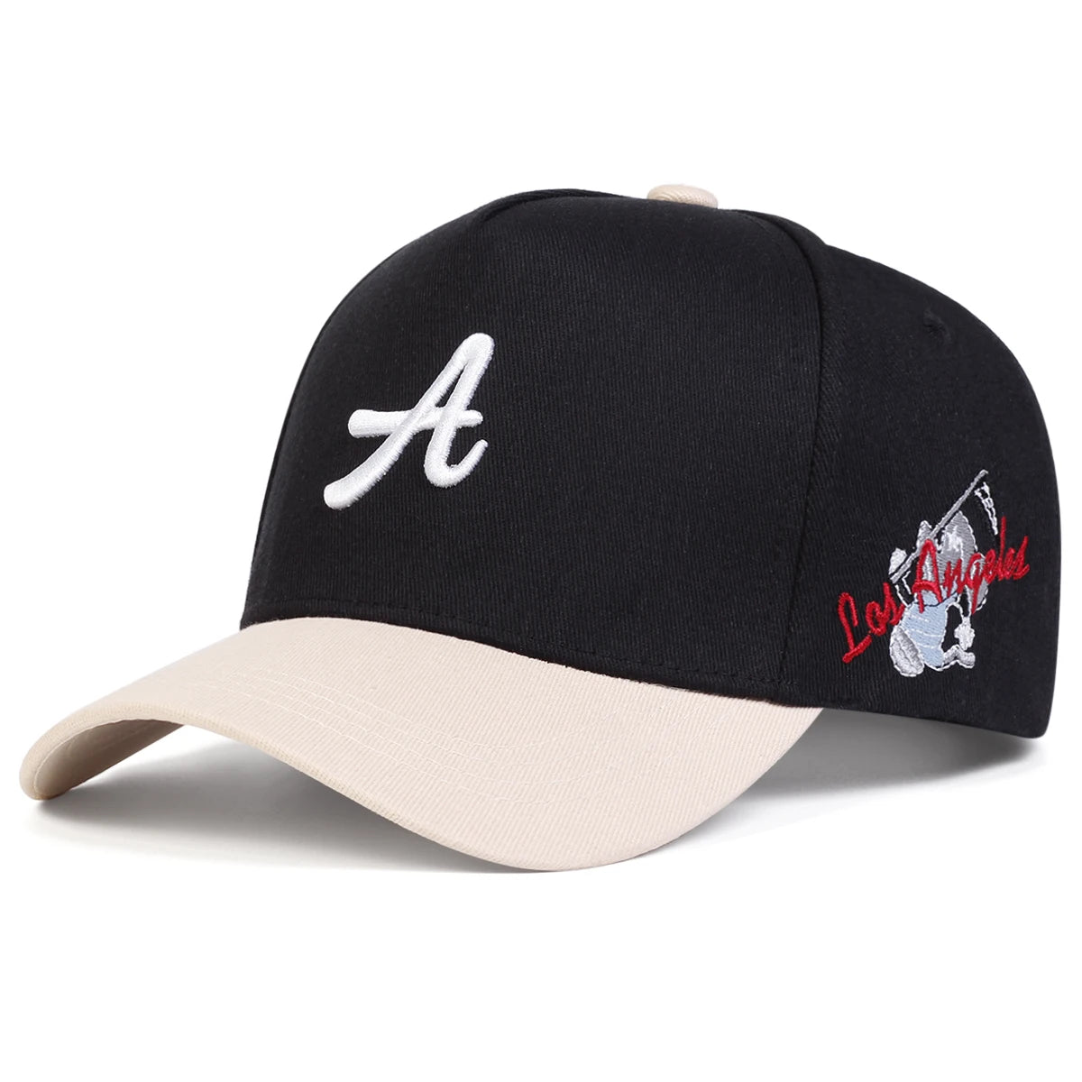 Unisex Personality A Letter Embroidery Baseball Caps Sunscreen Hat