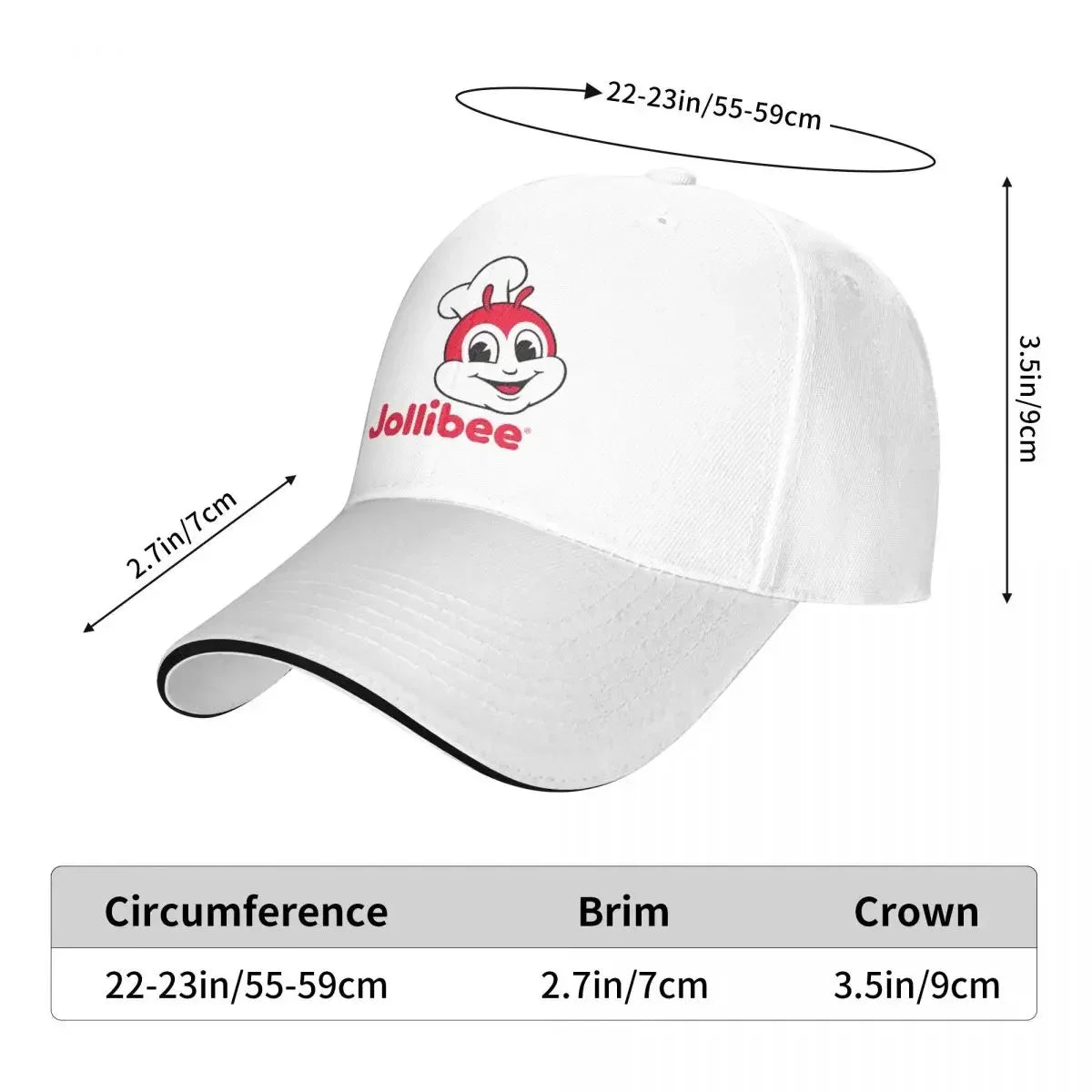 Retro Jollibee Cap Fashion Casual Baseball Caps