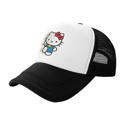 Hello Kitty Zodiac Capricorn Trucker Hats Mesh Baseball Cap