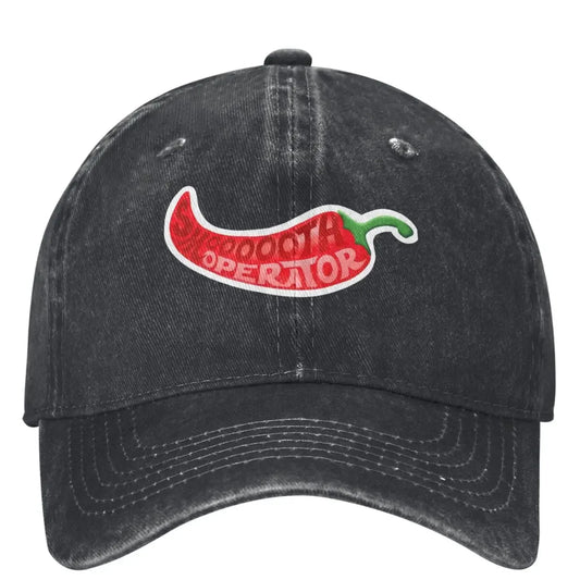 Smooth Operator- Denim Baseball Cap Carlos Sainz Running Hippie Hip Hop Hats Summer