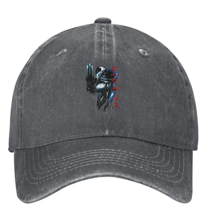 Metroid Dark Samus Washed Baseball Cap