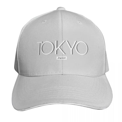 Japan Tokyo City Letter Logo Cap Fashion Casual Baseball Caps