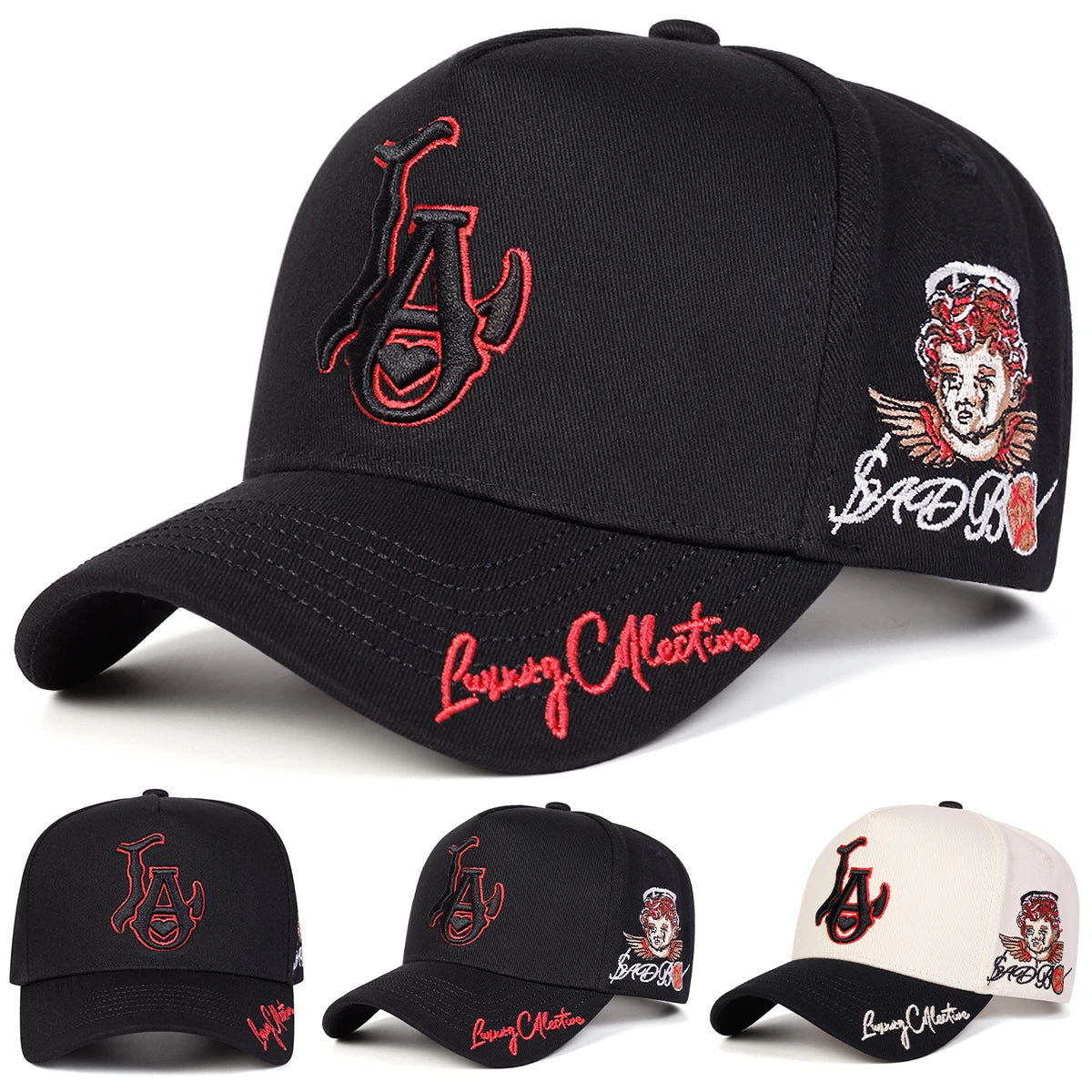 Unisex LA Love Embroidery Baseball Caps