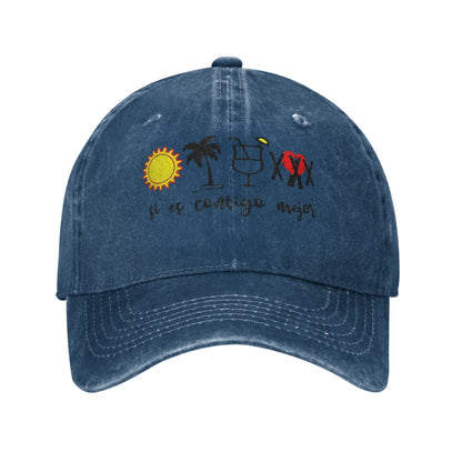 Bads Bunnys DeBi TiRAR MaS FOToS Singer Summer Baseball Caps