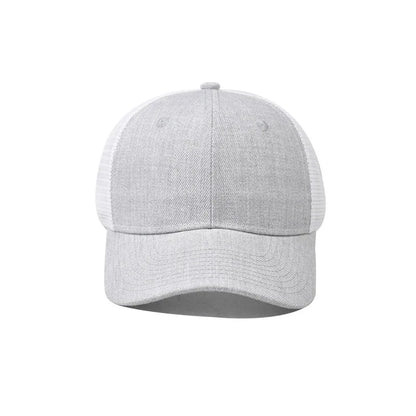 Baseball Cap Adult Net Cap Shallow Curved Eaves Hat Unisex Hip Hop Fitted Cap