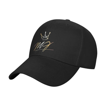 Mj King Of Pop Crown Sun Baseball Cap