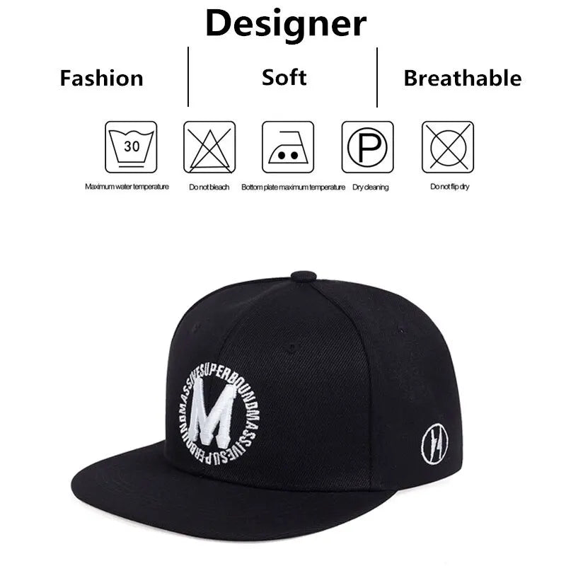 New Fashion Hip Hop Men Baseball Cap Women Letters Casual Snapback Caps