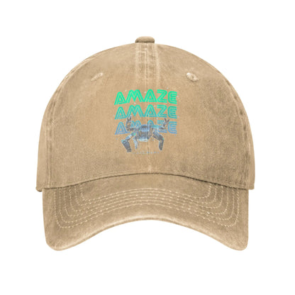 Project Hail Mary Amazing Rocky The Alien Neon Portrait Baseball Caps