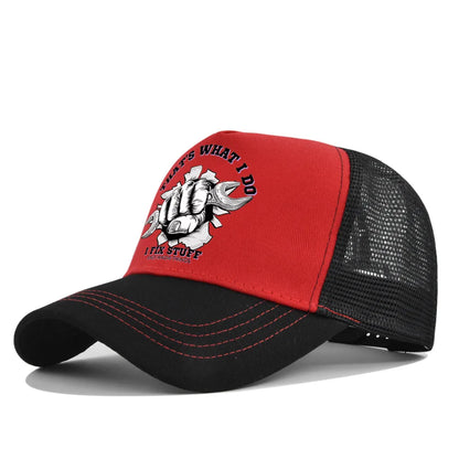 New Fashion Spring Summer Printed Mesh Breathable Baseball Cap