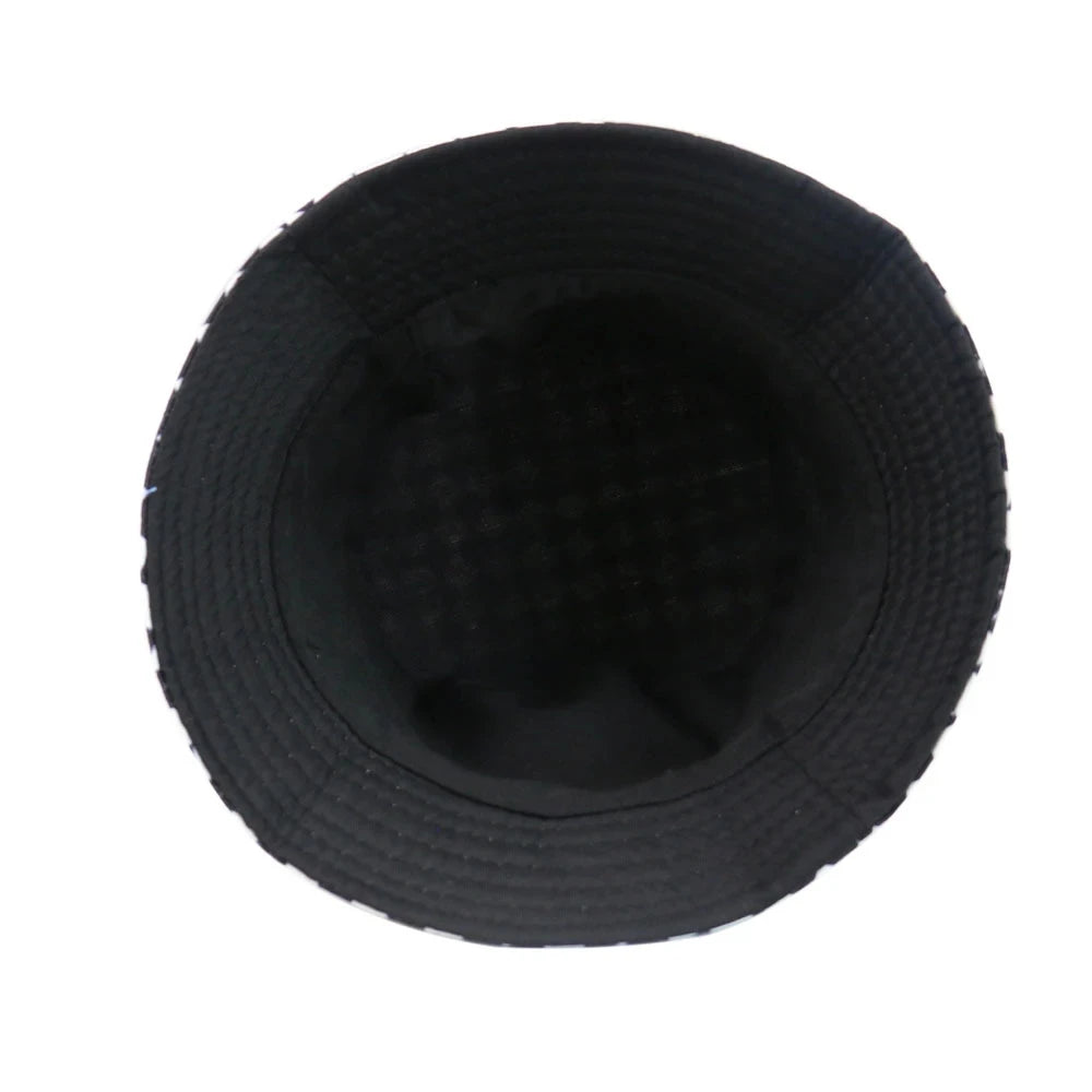 Black And White Checkered Chessboard Checkered Fsherman Hat Bucket Hat