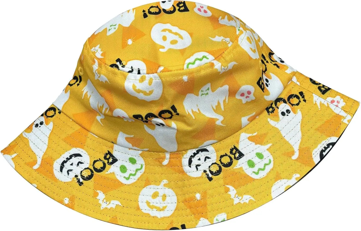 Cartoon Pumpkin Halloween Bucket Hat