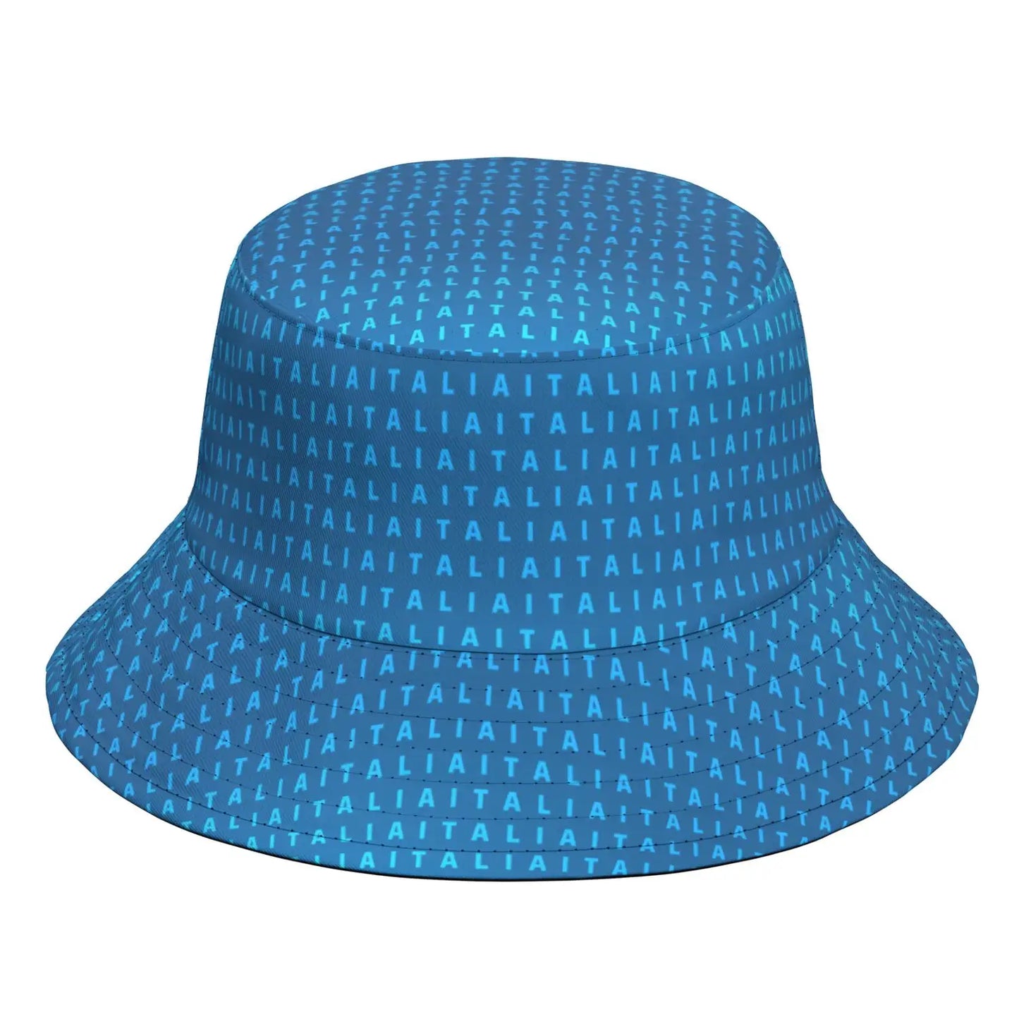 Italy Fisherman Hats Custom Name Number Team Logo Flat Bucket Cap