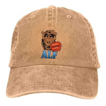 ALF The Animated Series Multicolor Hat Peaked Men Women's Cowboy Cap Retro TV Baseball Caps