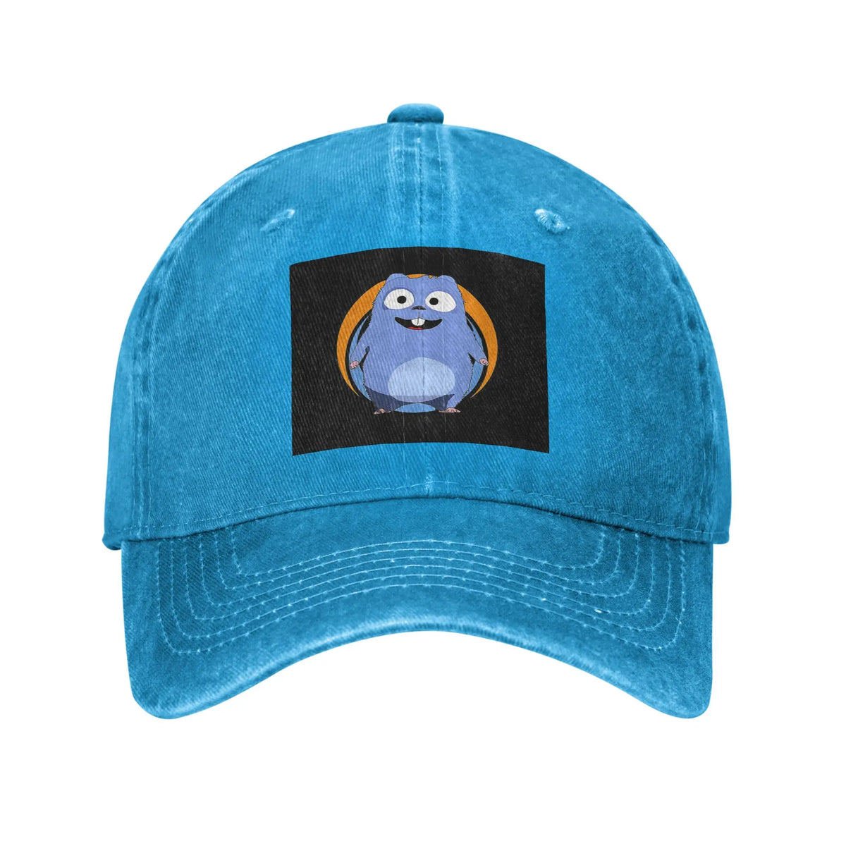 Grizzy And The Lemmings Denim Cap Casual Baseball Hats