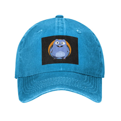 Grizzy And The Lemmings Denim Cap Casual Baseball Hats