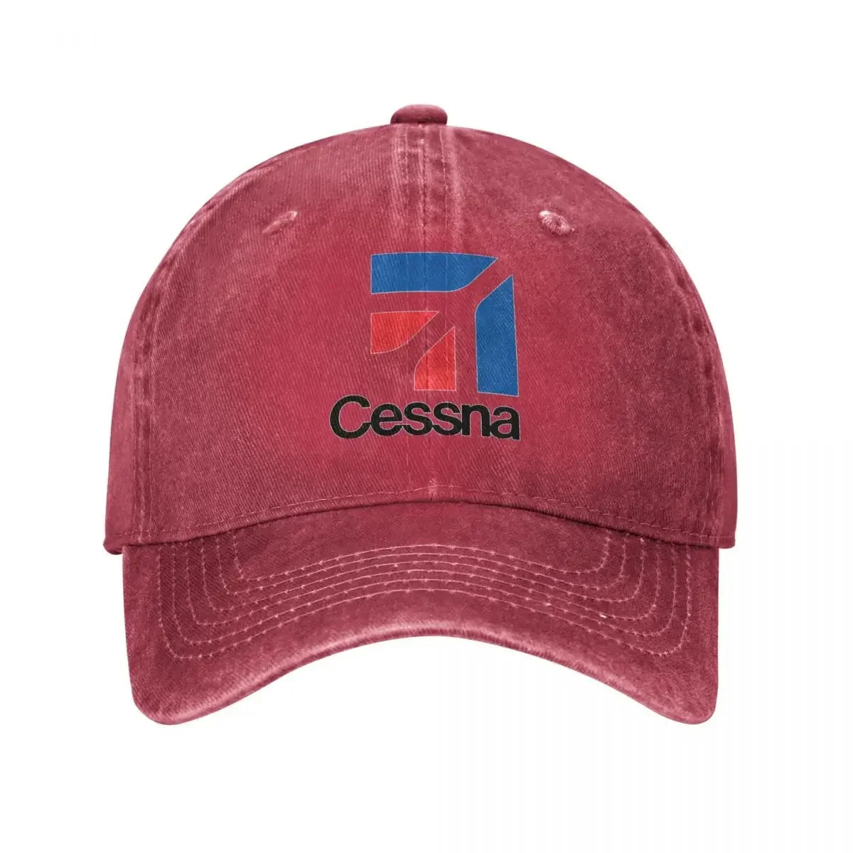 Cessna Logo Baseball Cap American Aircraft Manufacturer y2k Retro Men