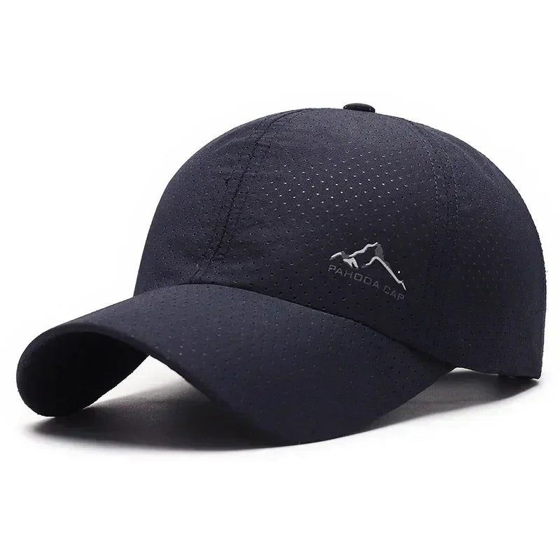 Summer Breathable Mesh Quick Drying Men Women's Baseball Cap