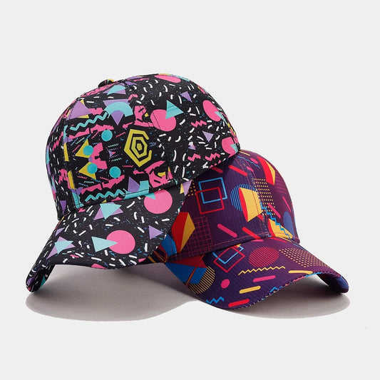 Spring/Summer Graffiti Baseball Hat Thin Retro Soft Top Duck Tongue Hat Unisex