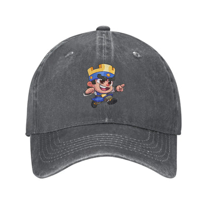 Washed Baseball Cap Gamer Clashes Royaleds Fans Summer For Women Men