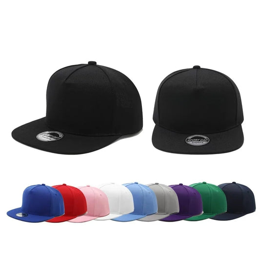 Fashion Unisex Baseball Cap Men Women Hip-Hop Flat-Brimmed Cap Snapback Cap