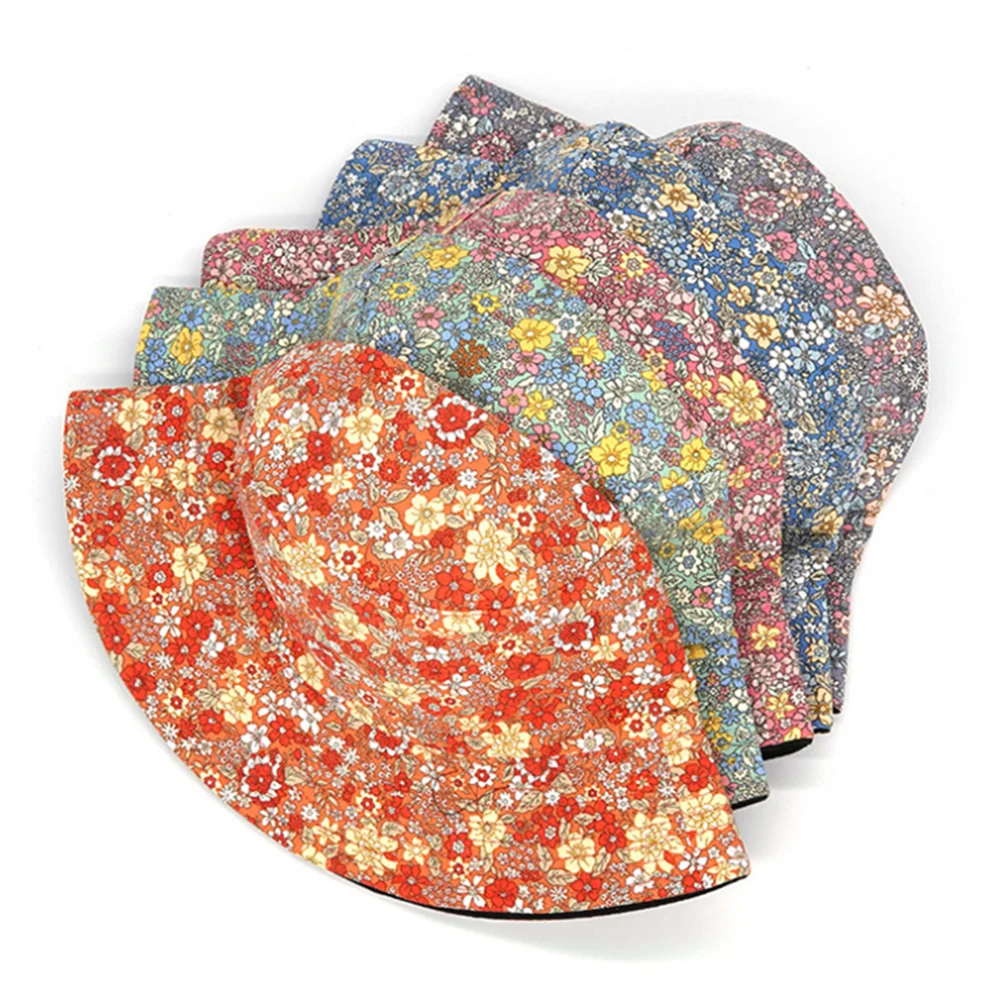 Double Sided Floral Bucket Hat