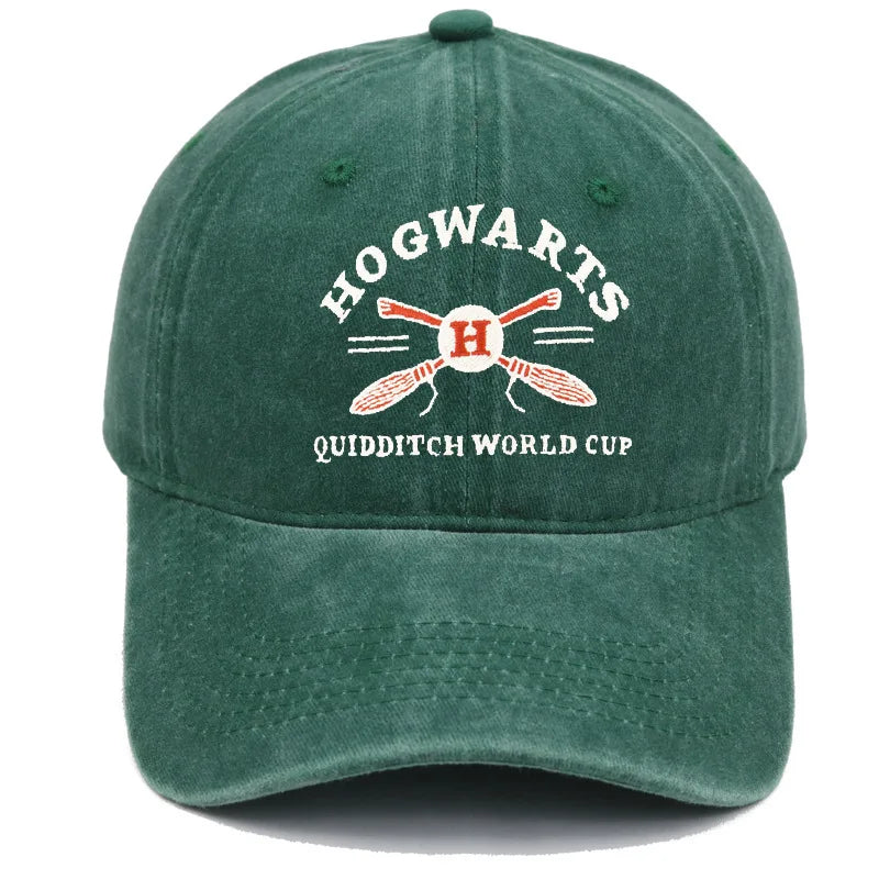 Harry Potter Embroidered Washed Baseball Hat