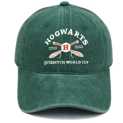 Harry Potter Embroidered Washed Baseball Hat