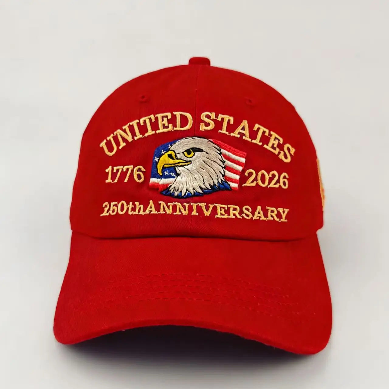250th Anniversary Hat USA Patriotic Baseball Caps Eagle Embroidered Baseball Hats