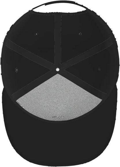Mens Snapback Cap Cartoon Skull Funny