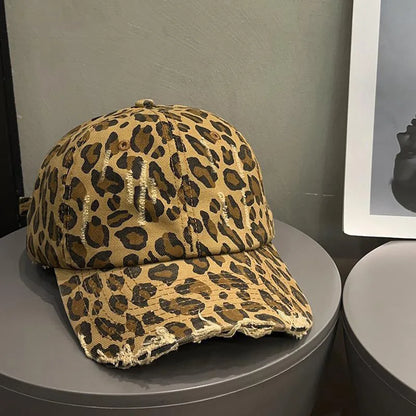 Trendy Unisex Leopard Print Baseball Cap