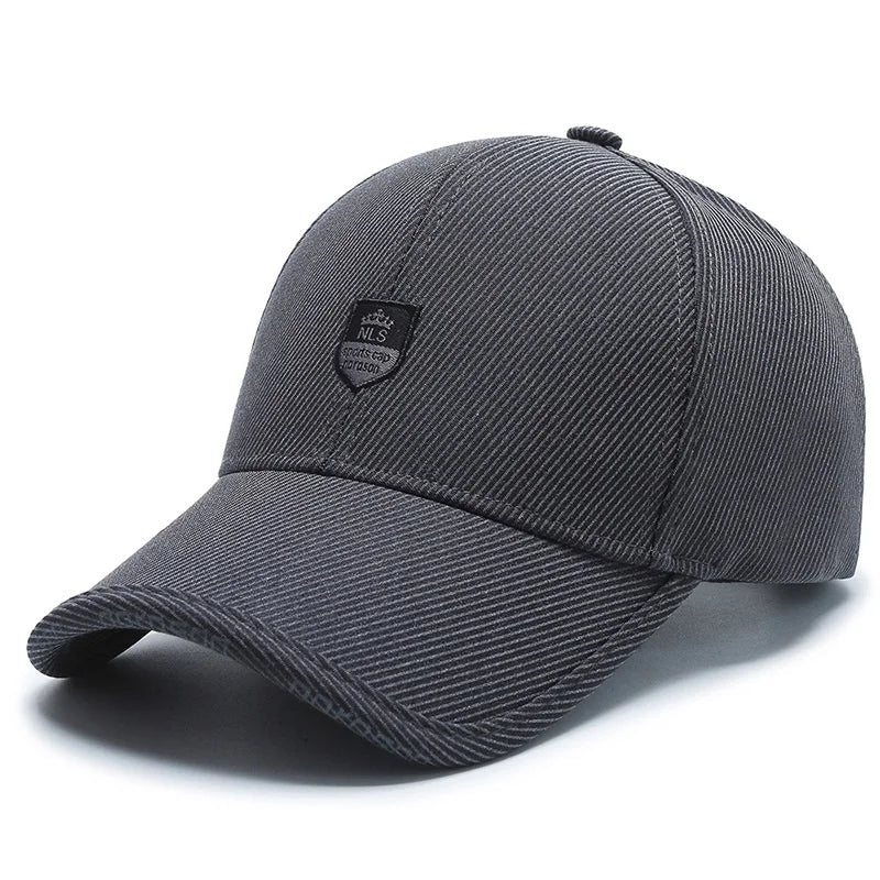 New Black Baseball Caps For Men Women Sunhat Solid Letter Sunscreen Cap