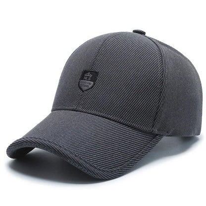 New Black Baseball Caps For Men Women Sunhat Solid Letter Sunscreen Cap