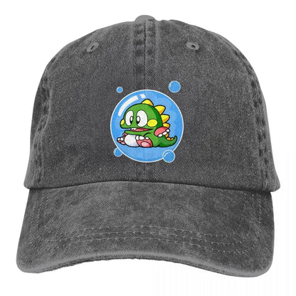 New Vintage Classic Game Bubble Bobble Baseball Cap