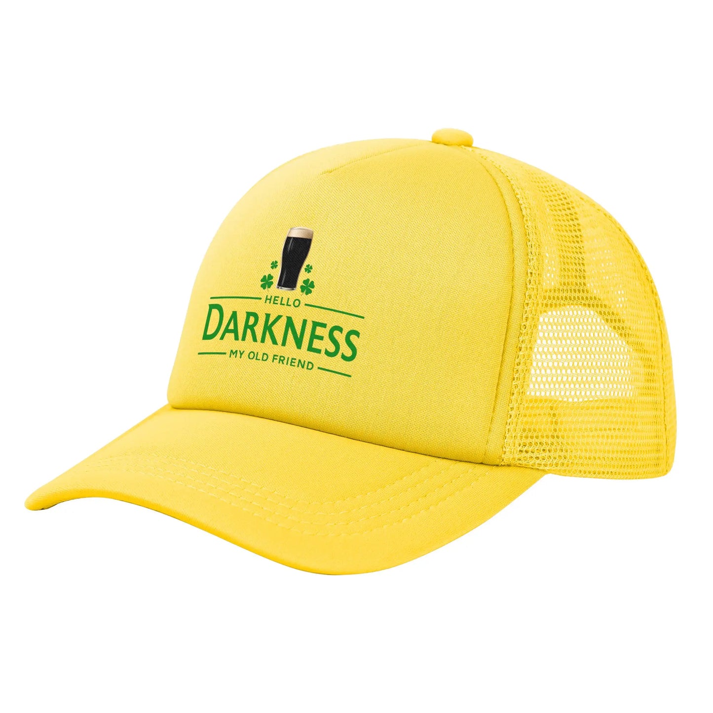 Hello Darkness My Old Friend Irish Beer Baseball Caps