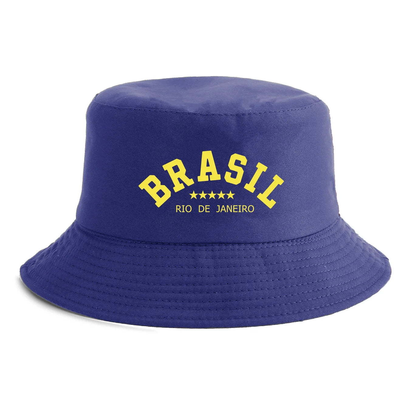 Unisex Brasil Rio de Janeiro Print Bucket Hat