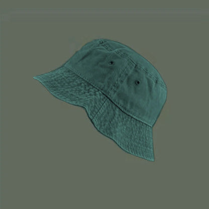 Bucket Hat Retro Washed Denim Fisherman Hat Fashionable And Versatile Sun Hat