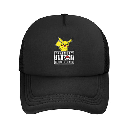 Trainers Pokemoned Anime Mesh Baseball Caps