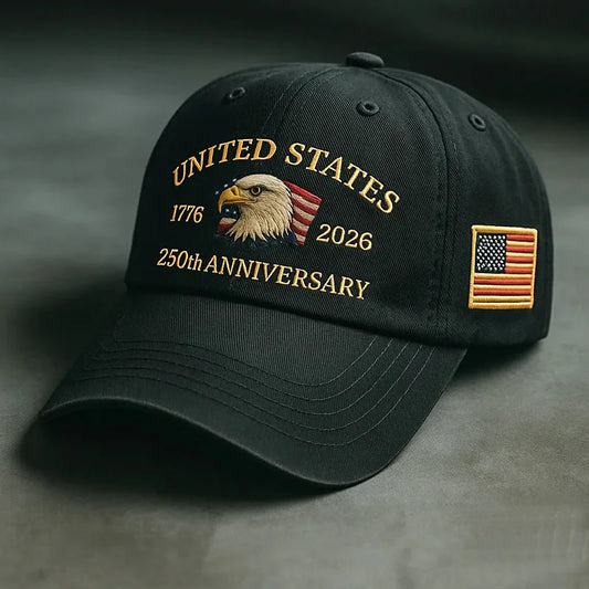 Vintage Eagle Embroidery Baseball Cap