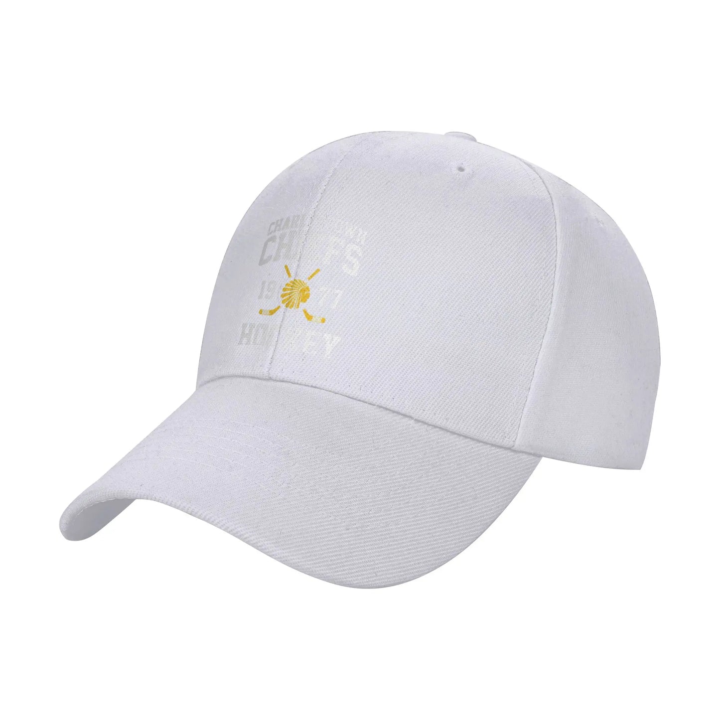 Fashion Charlestown Chiefs Hockey Curved Brim Baseball Cap