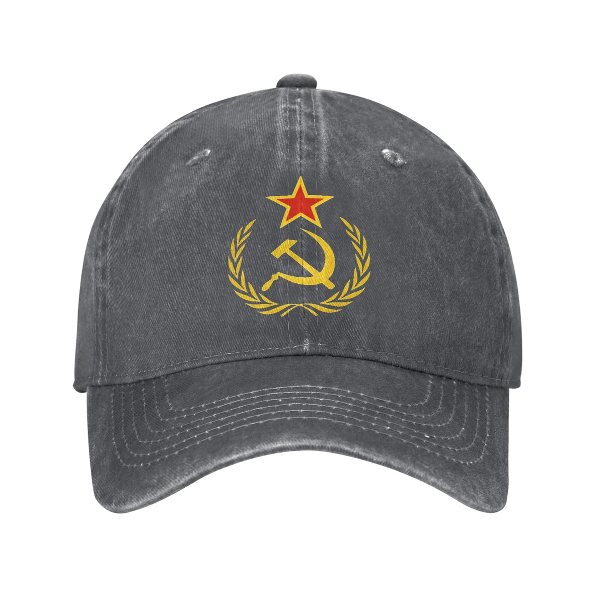 CCCP Soviet Hammer And Sickle Star Marxist Casual Baseball Cap