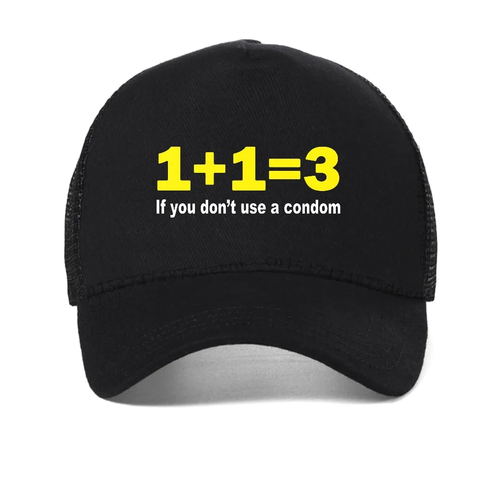 Programmer Printed Cap Casual Loose Streetwear Cool Men Mesh Baseball Caps
