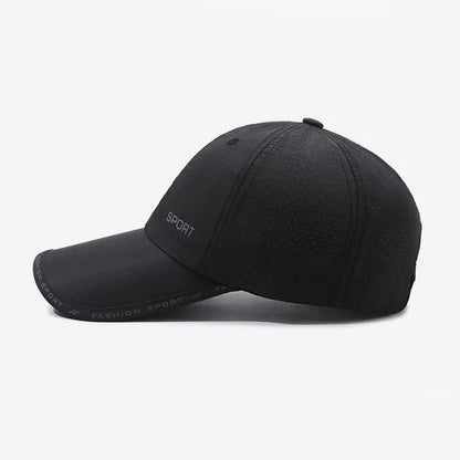 Quick Drying Solid Baseball Cap For Women & Men