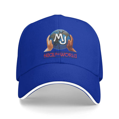Heal The World MJ Signature Michaels Jacksons Cap Baseball Cap